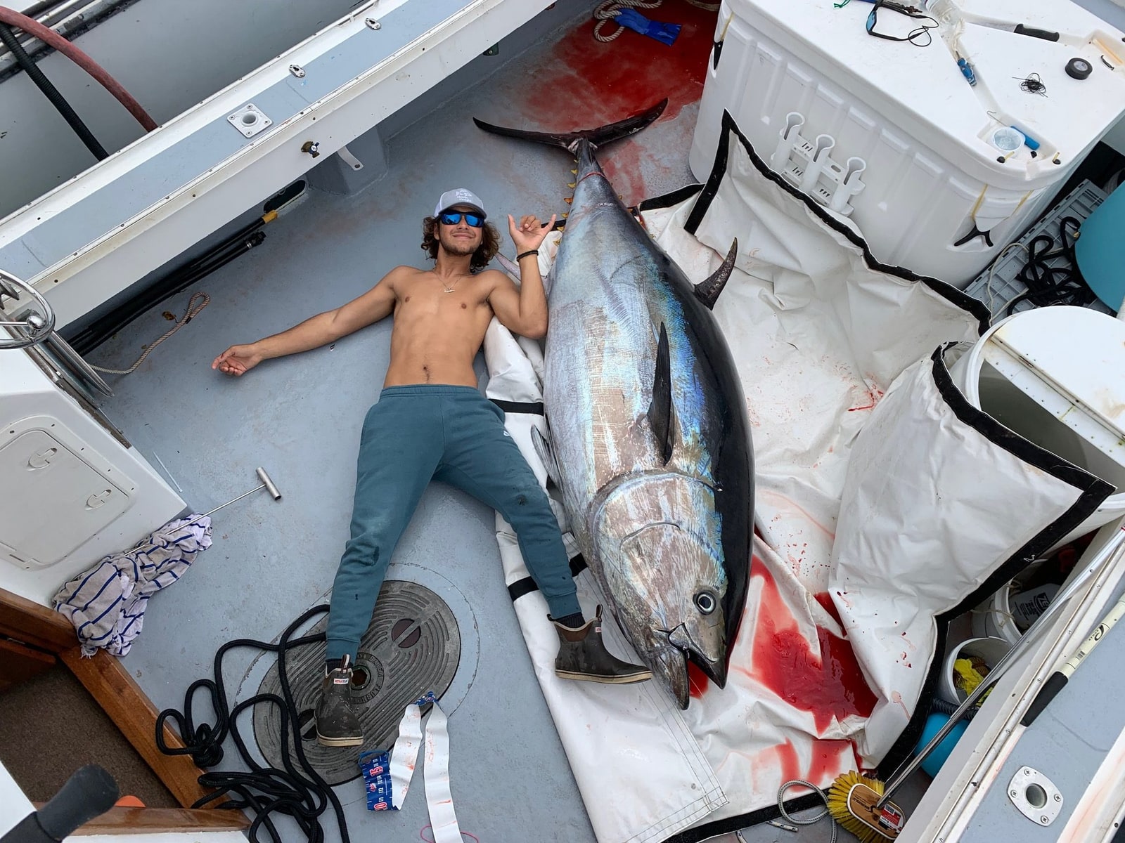 Captain Adam fishing